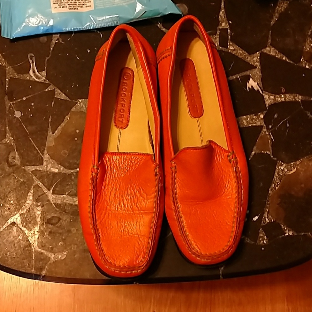 Rockport orange shoes